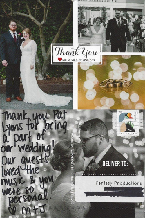 Mr. & Mrs. Clairmont.