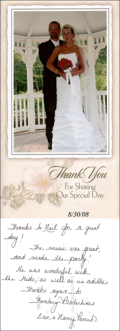 August 2008 thank you letter.